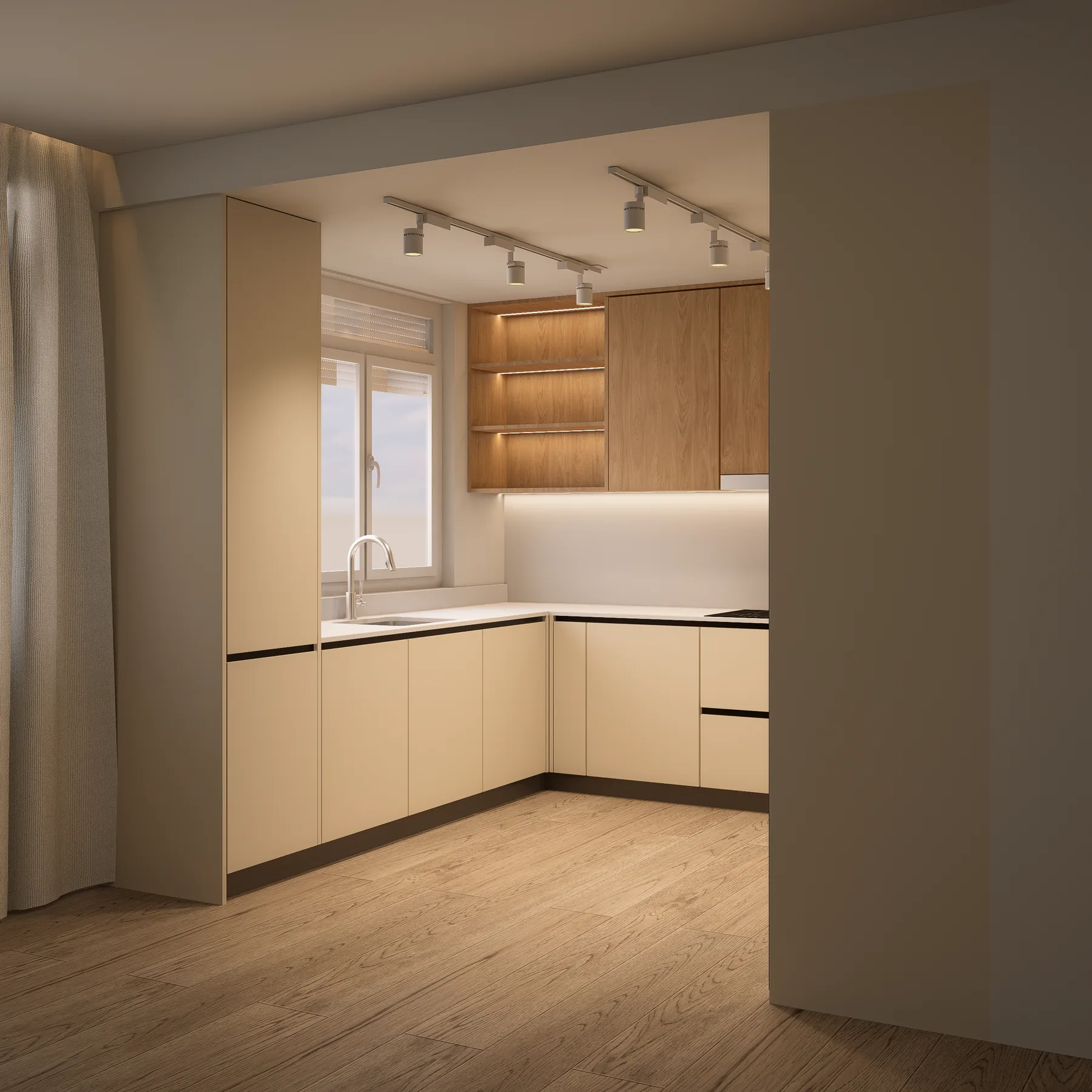 Proposta de remodelação da cozinha e zona social