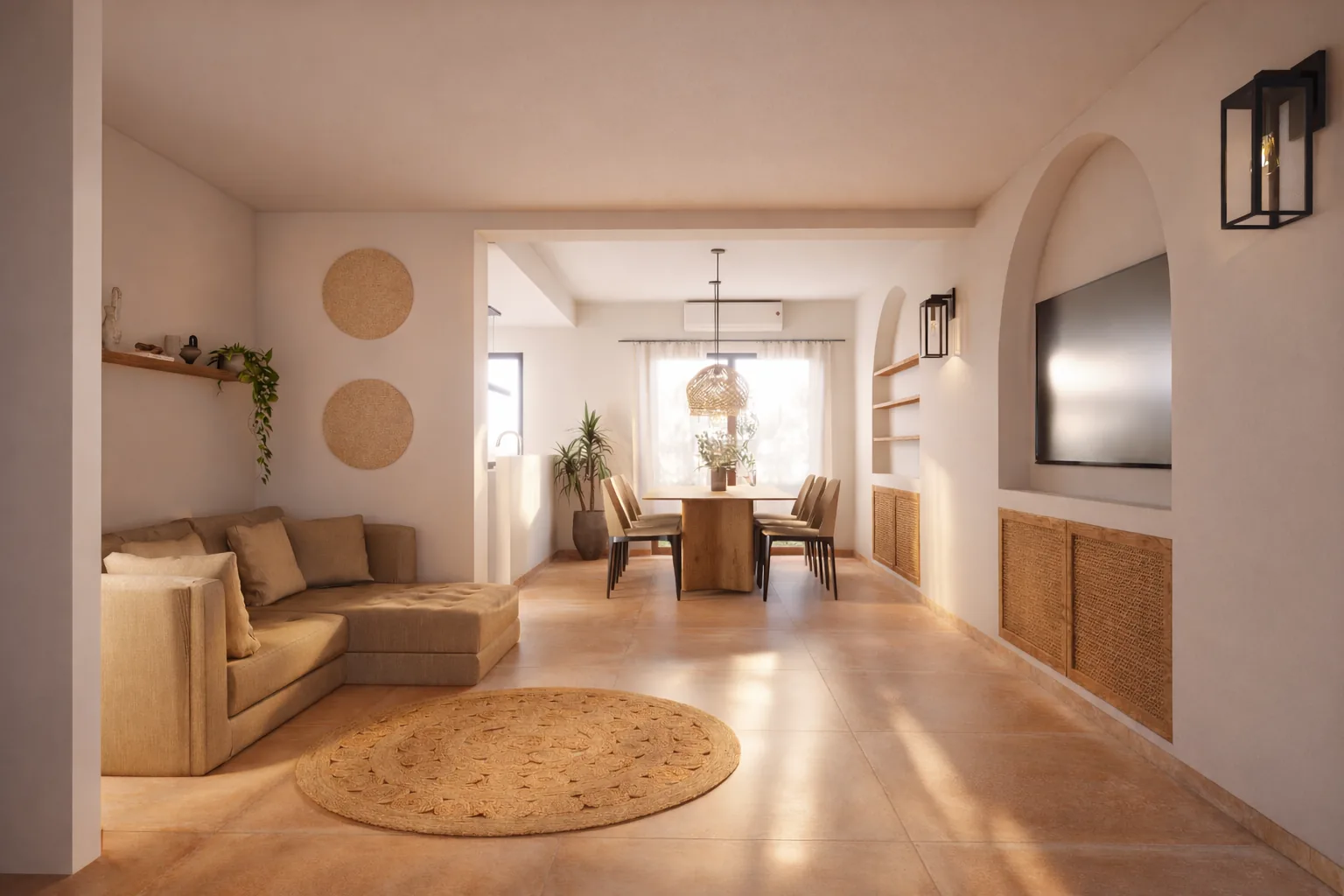Proposta de remodelação integral da sala e zona de refeições
